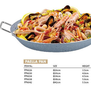 High Quality Pressed Aluminum Marble Non-Stick Coating <strong>Paella</strong> <strong>Pan</strong> Marble Frying <strong>Pan</strong> for Kitchen Cookware Set - Product Image 5
