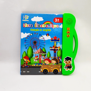 Livre sonore musical personnalisé <span class=keywords><strong>pour</strong></span> bébés et enfants, impression de livre sonore en papier, animaux, phonétique, anglais, livre électronique interactif, bouton audio - Product Image 4