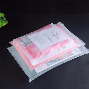 Fabricación personalizada camiseta ropa interior calcetines embalaje barato CPP EVA CPE esmerilado Zip Lock bolsa con logotipo - Product Image 5