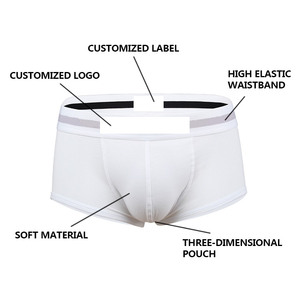 Boxer Brief da <span class=keywords><strong>Uomo</strong></span> in Nylon di Ottima Qualità con Logo Personalizzato, Intimo Sexy in Seta di Ghiaccio con Logo Privato - Product Image 4