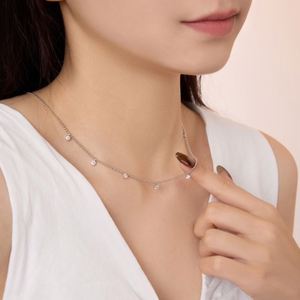 Dylam High Fine Elegance Design Jewelry 925 Silver Link Chain 5A Cubic Zirconia Multiple Pendants Necklace Stylish Jewelry - Product Image 6