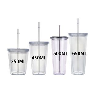 Wholesale Clear Water <b>Cup</b> PlasticBubble Tea <b>Cup</b> Large Capacity Promotional Custom Water <b>Cup</b> for Event - Product Image 5
