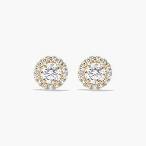 Luxury Premium 925 <b>Sterling</b> <b>Silver</b> Moissanite Diamond <b>Stud</b> Earrings Elegant Fine Jewelry for Women Birthday Wedding Everyday Wea - Product Image 6