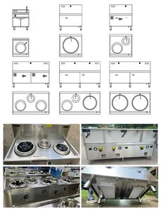 Estufa de inducción comercial Combi <span class=keywords><strong>Wok</strong></span> para Cocina Asiática Gama de <span class=keywords><strong>wok</strong></span> de alta eficiencia para freír rápidamente en restaurantes asiáticos - Product Image 6