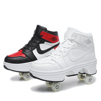 Chaussures de roller à roues escamotables 4 roues pour adultes et enfants – Vente en gros