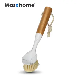 Masthome thiết kế mới tre & đá cẩm thạch in loạt món ăn bàn chải nồi làm sạch bàn chải cho nhà bếp