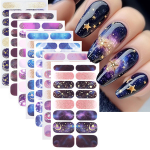 Láminas Adhesivas para Uñas con Curado UV, Calidad Profesional, Larga Duración, No Tóxicas, en Caja, Arte de Uñas GZ RTS, Pedido Mixto al por Mayor - Product Image 2