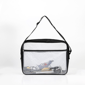 Sac à bandoulière transparent en maille de qualité supérieure, antistatique ESD, pour salle blanche, emballage ESD, sac à bandoulière transparent - Product Image 1
