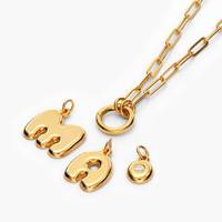 <strong>Best</strong> <strong>Selling</strong> 18K Gold Plated Alphabet Initial Pendants <strong>Necklace</strong> Mini Stainless Steel Bubble <strong>Letter</strong> Pendants <strong>Necklace</strong> <strong>for</strong> <strong>Women</strong>