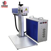 Nueva Máquina Láser de Fibra de Escritorio de 20W con Cabezal Láser Raytools, Control Cypcut, Refrigeración por Agua, Grabado y Corte CNC de Cristal, Compatible con DXF y AI de Alta Precisión
