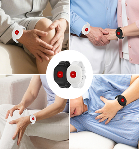 <span class=keywords><strong>Alarme</strong></span> personnelle sans fil RF433MHZ, bouton d'appel d'urgence pour la sécurité des personnes âgées, dispositif d'alerte portable, sangle de cou, bracelet d'appel SOS - Product Image 3