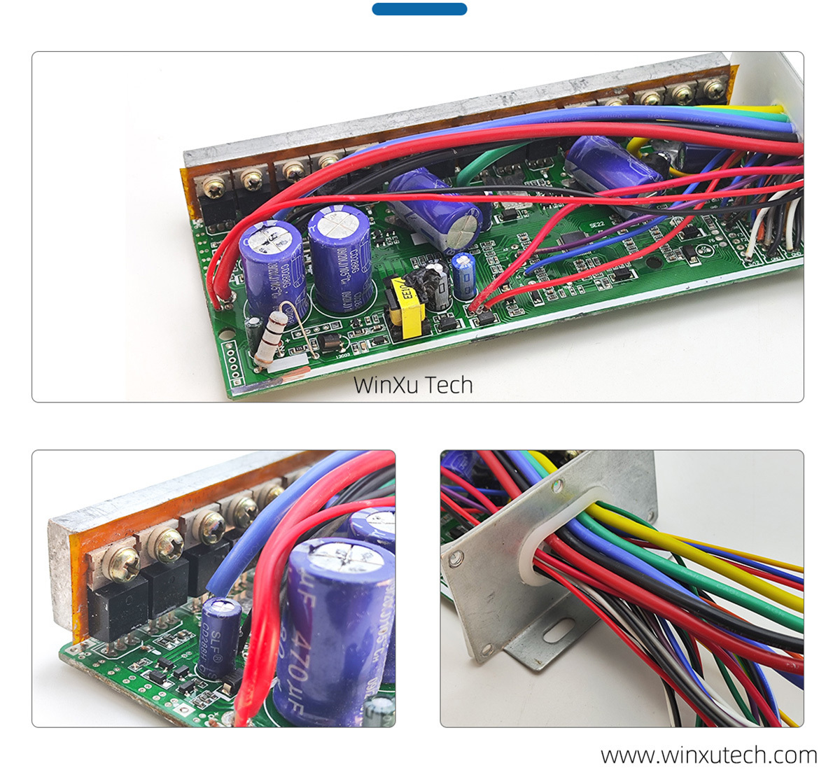 Contrôleur Moteur Sans Balais 36V/48V 350W Samfox - Pour Vélo Électrique Et Scooter - Alliage Aluminium Dissipation Thermique