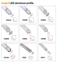 Profilé LED en Gypse Encastrable en Aluminium pour Cloisons Sèches et Plâtre, Éclairage Linéaire au Plafond pour Projets Commerciaux et Résidentiels