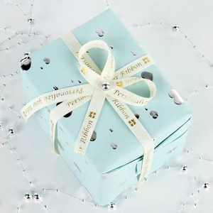 Custom Eco-Friendly Double-Sided Metallized Gift <b>Wrap</b> <b>Rolls</b> Gold Stars Dots Patterns Recyclable Craft Packaging <b>Paper</b> Digital - Product Image 3