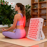 Panneau de lumière rouge professionnel ILUXRED 300W 800nm 850nm, appareil de thérapie infrarouge, panneau flexible pour les soins du corps