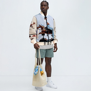 Custom Design <strong>Tapestry</strong> Clothing Horse Polyester Cotton Fashion Style Woven Jacquard Jacket
