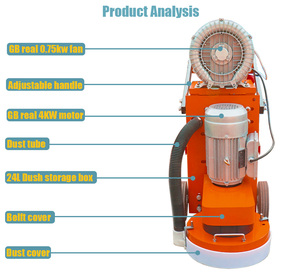 Motor de vacío G330, amoladora de suelo de hormigón, máquina pulidora, componente de engranaje de núcleo incluido - Product Image 5