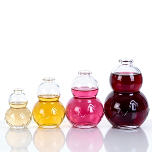 Bouteille de whisky, de liqueur ou de gin créative en forme de <span class=keywords><strong>gourde</strong></span>, design haut de gamme, transparente, 250 ml, 500 ml, 1000 ml, avec <span class=keywords><strong>bouchon</strong></span> hermétique - Product Image 3
