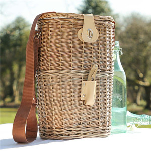 Grand pique-nique surdimensionné avec boîte à mouchoirs panier extérieur Portable rotin configuration romantique pour deux paniers en gros bon marché vides - Product Image 4