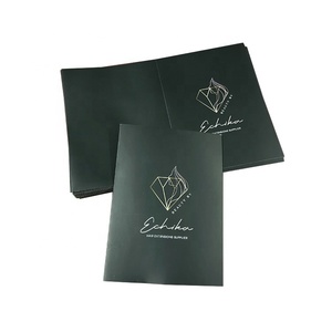 Linnen Textuur Papier Envelop A4 Factuur Holder Center Gevouwen Bestand Mappen Custom Logo - Product Image 4