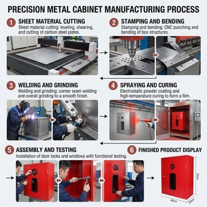 Armoire à extincteur publique robuste et durable en acier inoxydable <span class=keywords><strong>flexible</strong></span> pour les secours d'urgence et la protection incendie des aéroports - Product Image 6