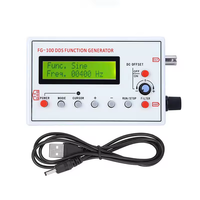 FG-100 DDS Function Signal Generator Frequency Counter 1Hz - 500KHz Signal Source Module Sine+Square Triangle+Sawtooth Waveform