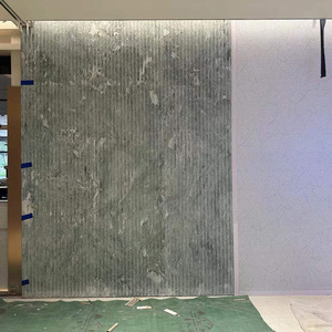 Dalles de marbre naturel émeraude antique vertes de luxe pour revêtement mural, idéales pour les intérieurs d'hôtels et de villas - Product Image 3