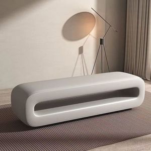 <b>Light</b> Luxury Shoe Changing Stool Clothing Store Reception Hotel Rest Sofa Stool Bedroom <b>Bed</b> Stool - Product Image 4