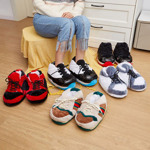 Pantofole invernali con foderine in pile calde alla moda scarpe da ginnastica in peluche per uomo e donna - Product Image 4