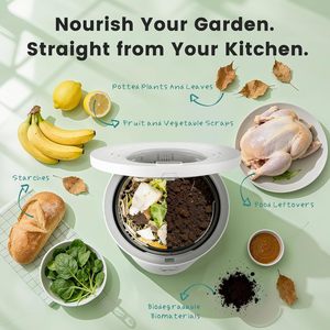 H3002A Food Waste Disposer 4.5L Multigrind Composting Machine Kitchen Countertop Electric Garbage Disposal - Product Image 2