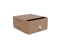 Ensemble de sous-vêtements en rose avec impression personnalisée Tiroir cadeau Carton ondulé recyclé avec conception à fente Laminage et gaufrage mats