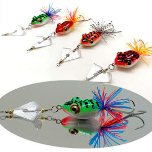 Appât rotatif à paillettes grenouille <span class=keywords><strong>Buzz</strong></span> barbe pour poisson noir 15g leurre de pêche avec perle sonore - Product Image 2