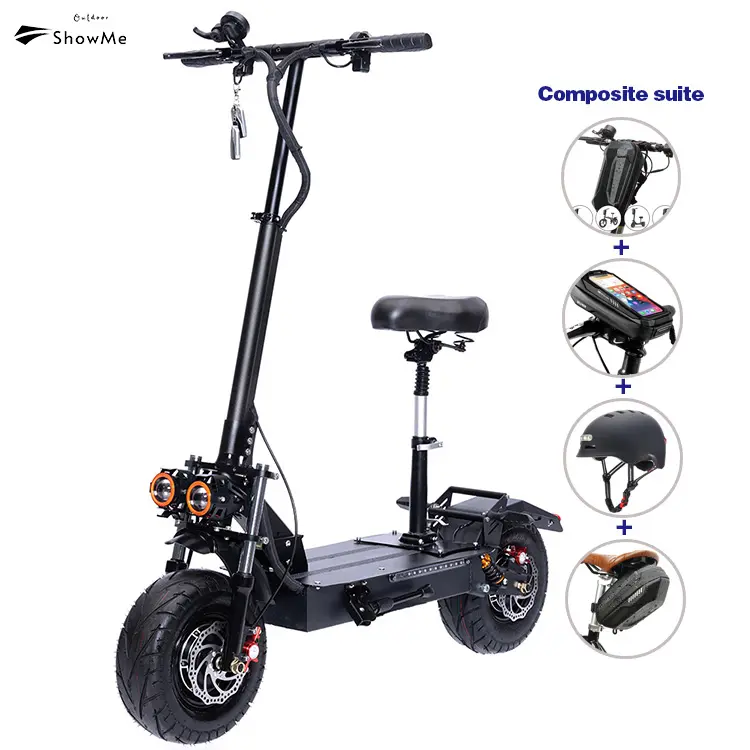 New Arrival EU Warehouse 13 Inch 60V 6000W Adult Electric E Scooters scooter Trotinette Electrique