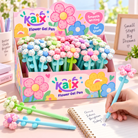 Stylos gel fleuris kawaii KAIX, colorés, écriture douce, Halloween, vente en gros pour l'école