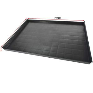 Fairtech FL-D01 Plateau en plastique jetable PP - Boîte de rangement pour téléphone portable/montre connectée/électronique grand public - Noir-Rouge - Rectangle - Alimentaire - Product Image 1