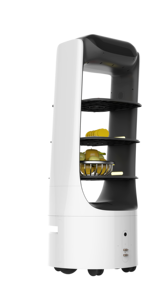 Robot de livraison de nourriture intelligent Deligo, robot autonome de service AMR pour restaurants, hôtels, hôpitaux et automatisation de la restauration commerciale / alimentation - Product Image 4