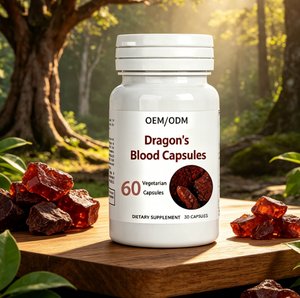 Cápsulas de Sangre de Dragón Premium, Suplemento Herbal Tradicionalmente Utilizado para la Salud de la Piel y el Confort Digestivo, Marca Privada OEM - Product Image 1