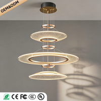 Lustre de salon de luxe moderne, lampe suspendue pour îlot de cuisine et restaurant, luminaire suspendu design pour salon