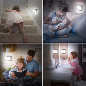 <span class=keywords><strong>Lampe</strong></span> murale LED sans fil <span class=keywords><strong>à</strong></span> <span class=keywords><strong>détecteur</strong></span> <span class=keywords><strong>de</strong></span> <span class=keywords><strong>mouvement</strong></span> pour maison moderne, étanche IP65, lumière du jour 6000K, 3W, intérieur/extérieur, chambre, salle <span class=keywords><strong>de</strong></span> bain - Product Image 6