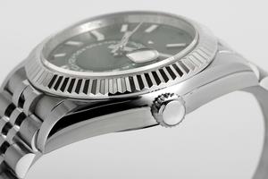 Reloj Mecánico de Lujo de Super Calidad a Prueba de Agua de 42 mm, Fábrica ZF, Movimiento ETA 2824, 326934, Acero 904L, Multifunción, Verde - Product Image 3