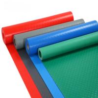 Sonderpreis 1,4mm 2mm Rutschfester Wasserdichter Garage-PVC-Teppich Bodenbelag mit Diamant-Münzmuster Bodenbelagsrolle Matte