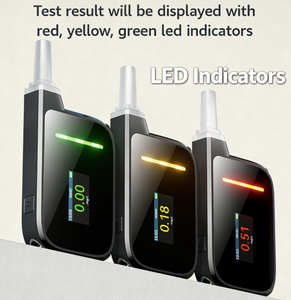 เครื่องวัดอัลกอฮอล์ดิจิตอลแบบพกพา H3เครื่องวัดปริมาณแอลกอฮอล์ CE FCC ROHS สำหรับบ้านและปาร์ตี้ - Product Image 6