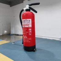Extincteur gonflable géant de 2,5 m, vente chaude, modèle de ballon, tissu Oxford rouge, logo personnalisé imprimé, publicité thermique