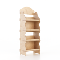 Étagères de présentation en bois double face robustes, personnalisables, avec couleurs sur mesure, pour supermarchés et magasins d'alimentation, avec étagères réglables