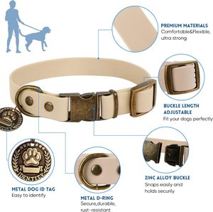 Nieuwe Aankomen Verstelbare Waterdichte <span class=keywords><strong>Pvc</strong></span> Kraag En Lesah Set Geschikt Voor Kleine En Middelgrote Honden - Product Image 3