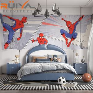 Foshan factory-<span class=keywords><strong>cama</strong></span> moderna con temática de Spider-Man para niños, casa de <span class=keywords><strong>cama</strong></span> moderna para niños, 2022 - Product Image 4