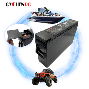 <span class=keywords><strong>Batterie</strong></span> LiFePO4 12V 100Ah ultra-mince 2,36 pouces, design ultra-plat, boîtier métallique gain de place pour véhicule tout-terrain et camping-car - Product Image 6