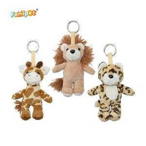 Fabricante Famipet, Venta al por Mayor, Nuevo y Lindo Llavero de Peluche con Diseño de Animales de Peluche Personalizados para Mochila - Product Image 1
