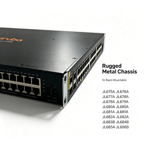 Hpe <span class=keywords><strong>Aruba</strong></span> 6300M 6300F SWITCHJL631A JL632A JL633A JL635A JL636A JL639AAE JL640AAE JL658A JL659A JL660A JL661A JL662A JL663A JL664 - Product Image 1
