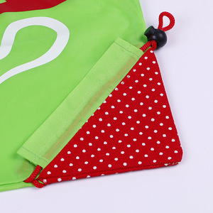 Bolsas de Compra Reutilizables Ecológicas Promocionales con Transferencia de Calor, Plegables, Personalizadas con Diseño de Fresa, Compactas, Reciclables, de Poliéster - Product Image 4